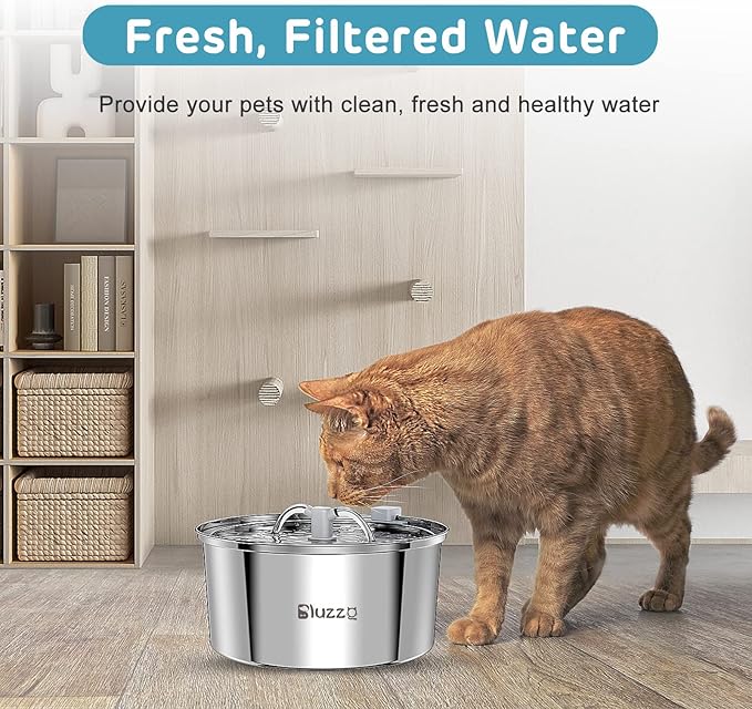 Filtros para Fuente de Agua para Gatos, 8 Filtros de Carbón y 8 Esponjas miniatura 5