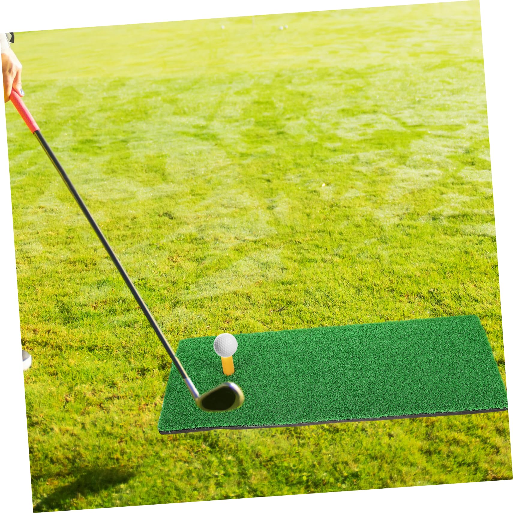 WHAMVOX Professional Golf Swing Mat Training Aid for Indoor Golf Practice Durable Golfing Hitting Mat