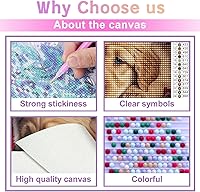 Vista 3 de Kits de pintura de diamantes para adultos, bricolaje 5D para el día de Navidad, kit de pintura de diamantes para el día de Navidad, arte