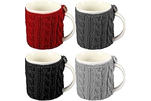 4 Pcs Coffee Mug Cozy Sleeve Mug Cozy