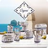 Ariete Capri Electric Kettle 1.7 Liter Kettle 2869/0C - Stainless Steel Body, Handmade Decoration, 2000 Watt, Auto Power Off, 360° Wireless Base