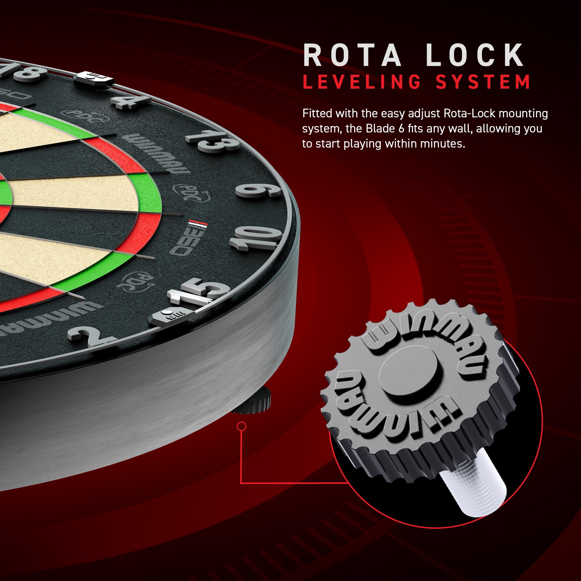 Amazon.co.jp: Winmau ダーツボード - ブレード 360 ダーツボード