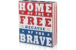 Memorial Day Decorations for Home: Patriotic Decor Table Sign