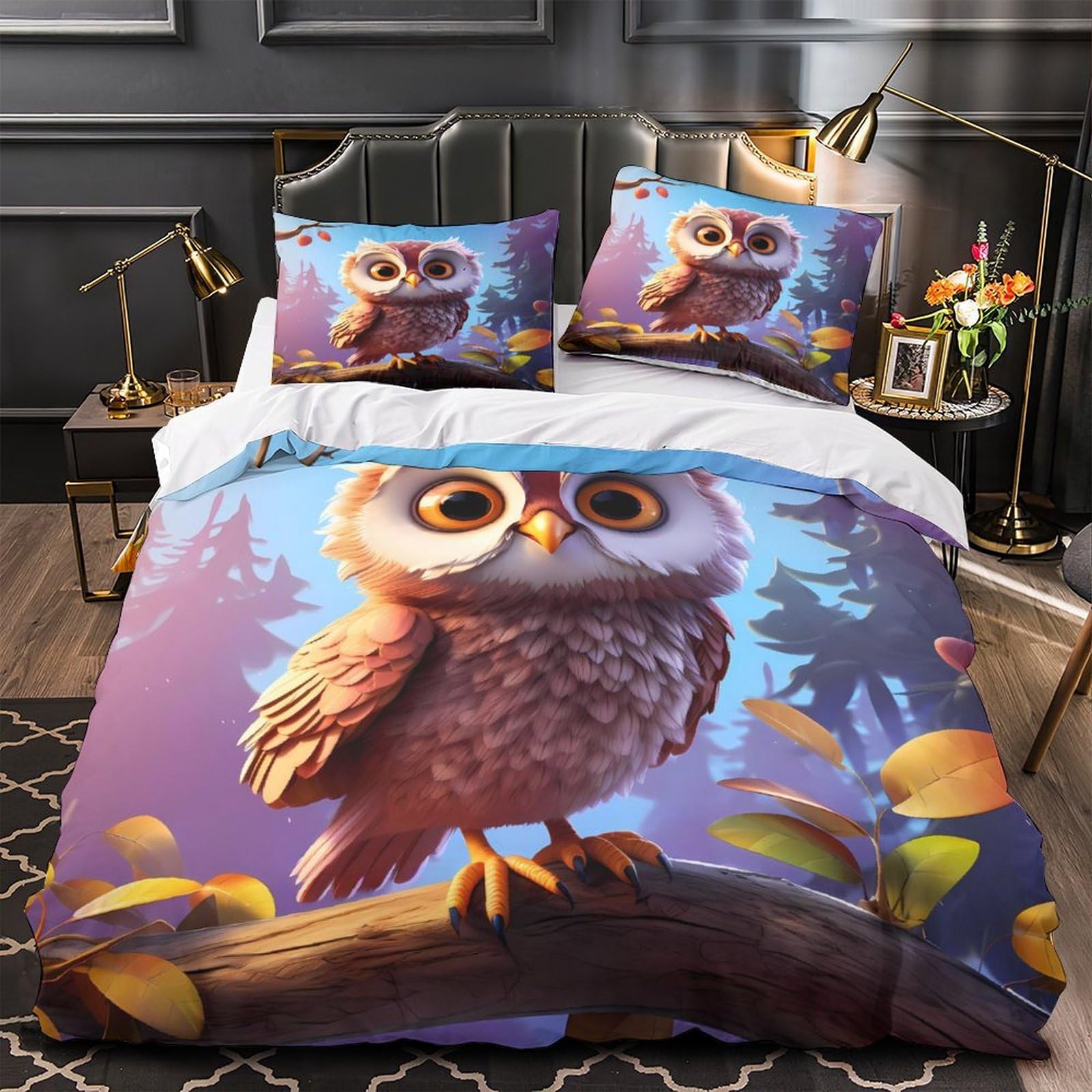 Housse de couette microfibre hypoallergénique et douce