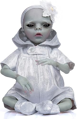 Miniatura 6 de Zero Pam Mini muñecas de bebé Reborn realista de 14 pulgadas, tamaño prematuro de silicona, muñeca recién nacida, seres inteligentes, bebé