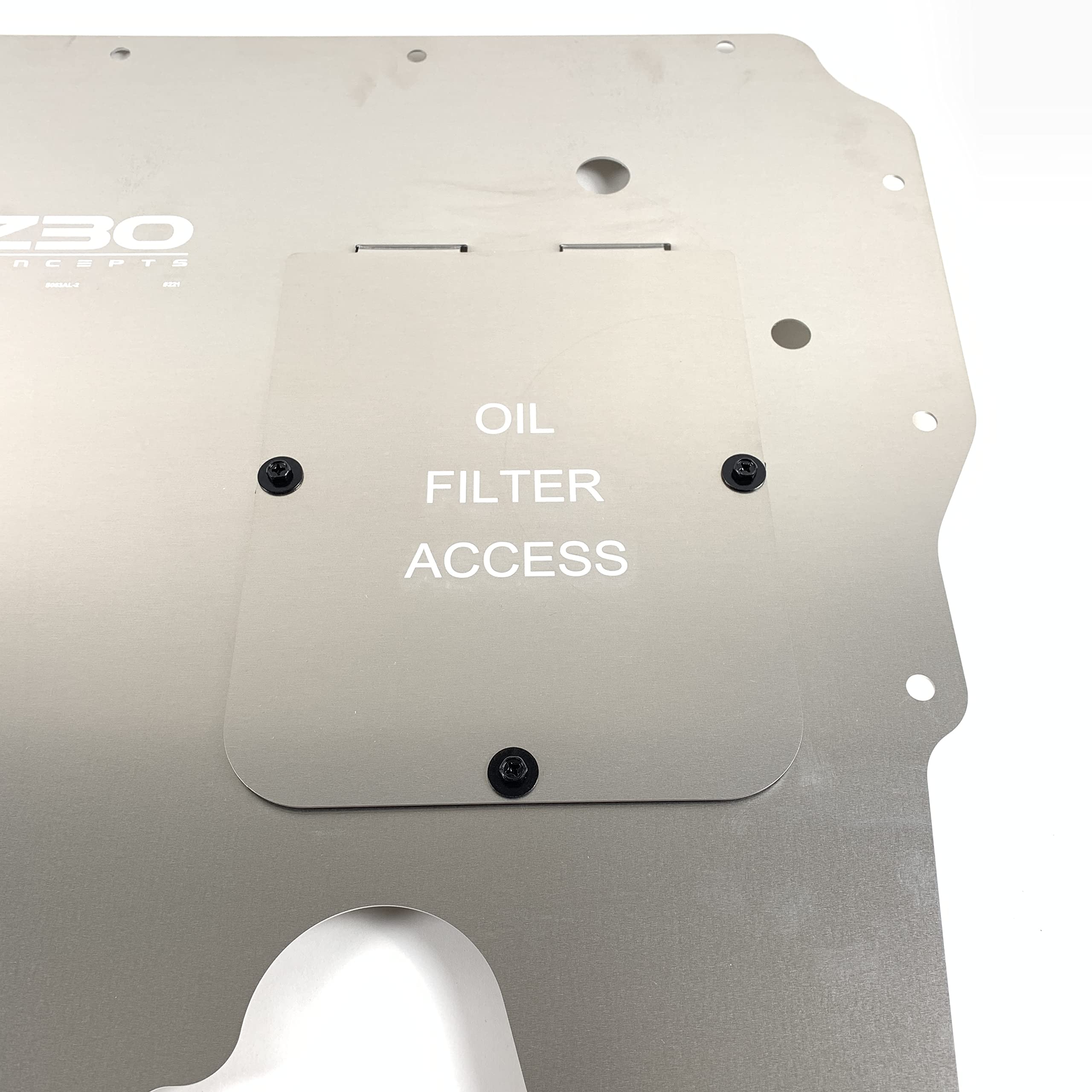 Aluminum Engine Splash ShieldGuardUnder TraySkid Plate for SC400 product thumbnail 4