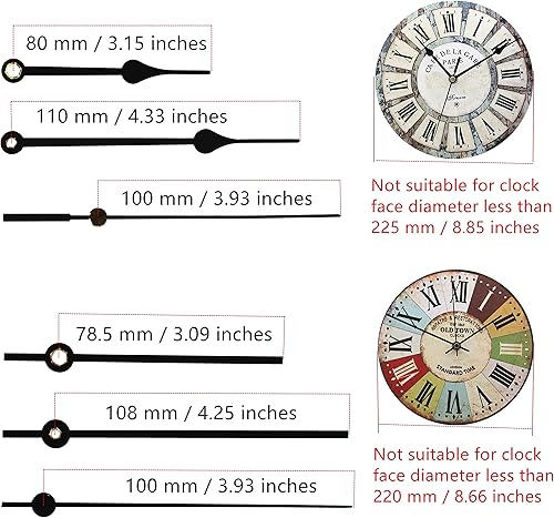 Miniatura 4 de TIKROUND Youngtown 12888 - Movimiento para reparación de reloj, repuesto de 0.531in (1732 pulgadas), longitud del eje de 0.217in (732 pulgadas),