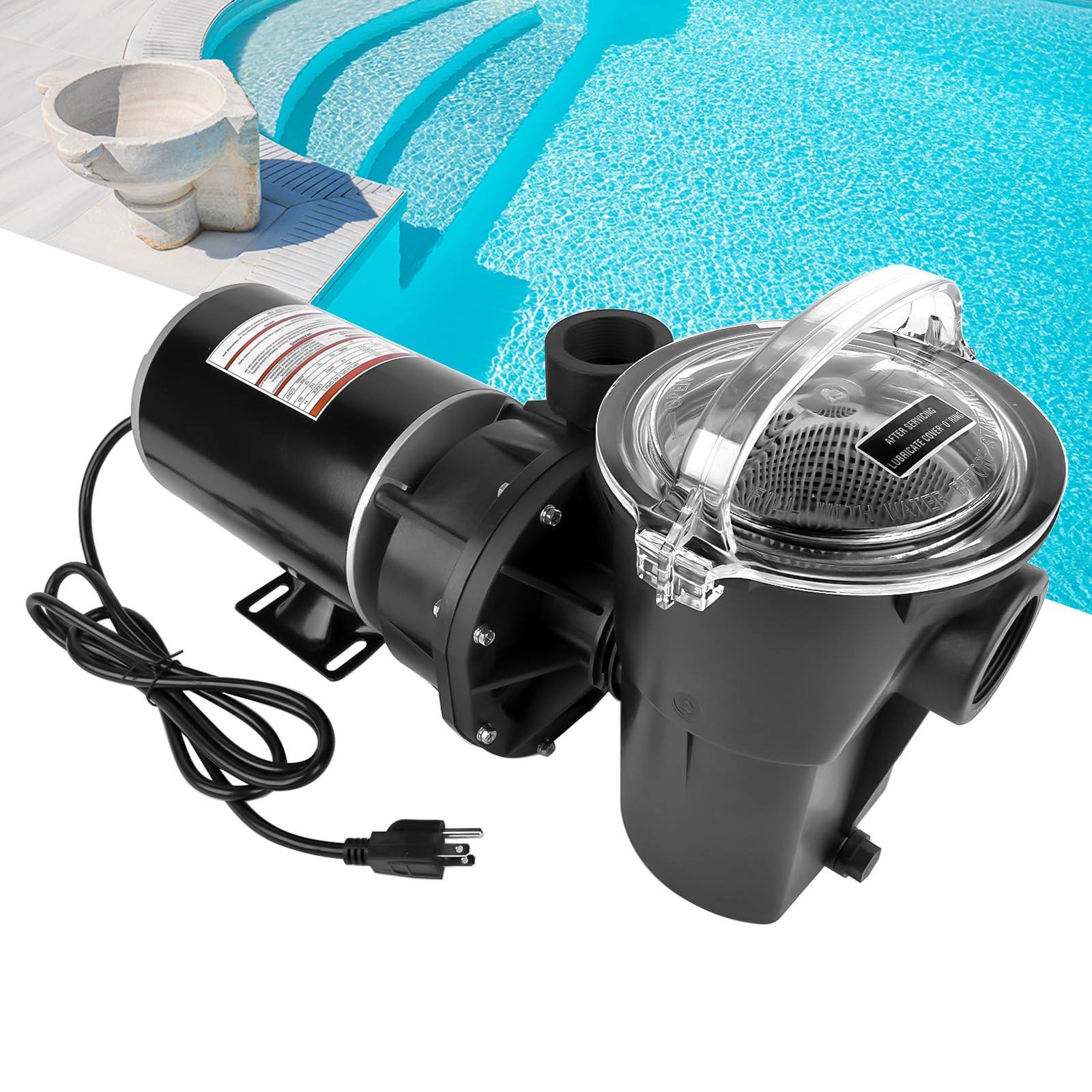Flynsu Replacement for Hayward PowerFlo LX 1 HP Pool Pump