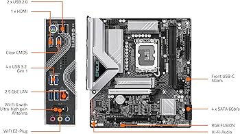 Amazon | GIGABYTE B860M Eagle WIFI6 V2 Intel Core Ultra (Series 2