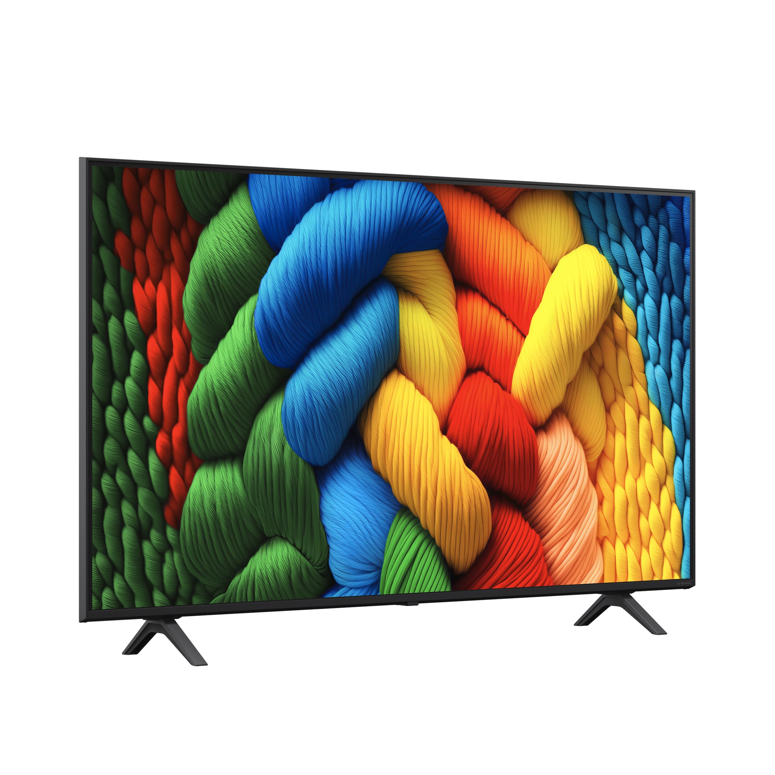 LG NanoCell AI NANO80 TV 55 pollici, Smart TV 4K, Processore α7 Gen8, Tecnologia NanoCell, webOS con AI e telecomando puntatore AI, Filmmaker mode, Gaming con VRR 4K@60Hz, 55NANO80A6B 2025