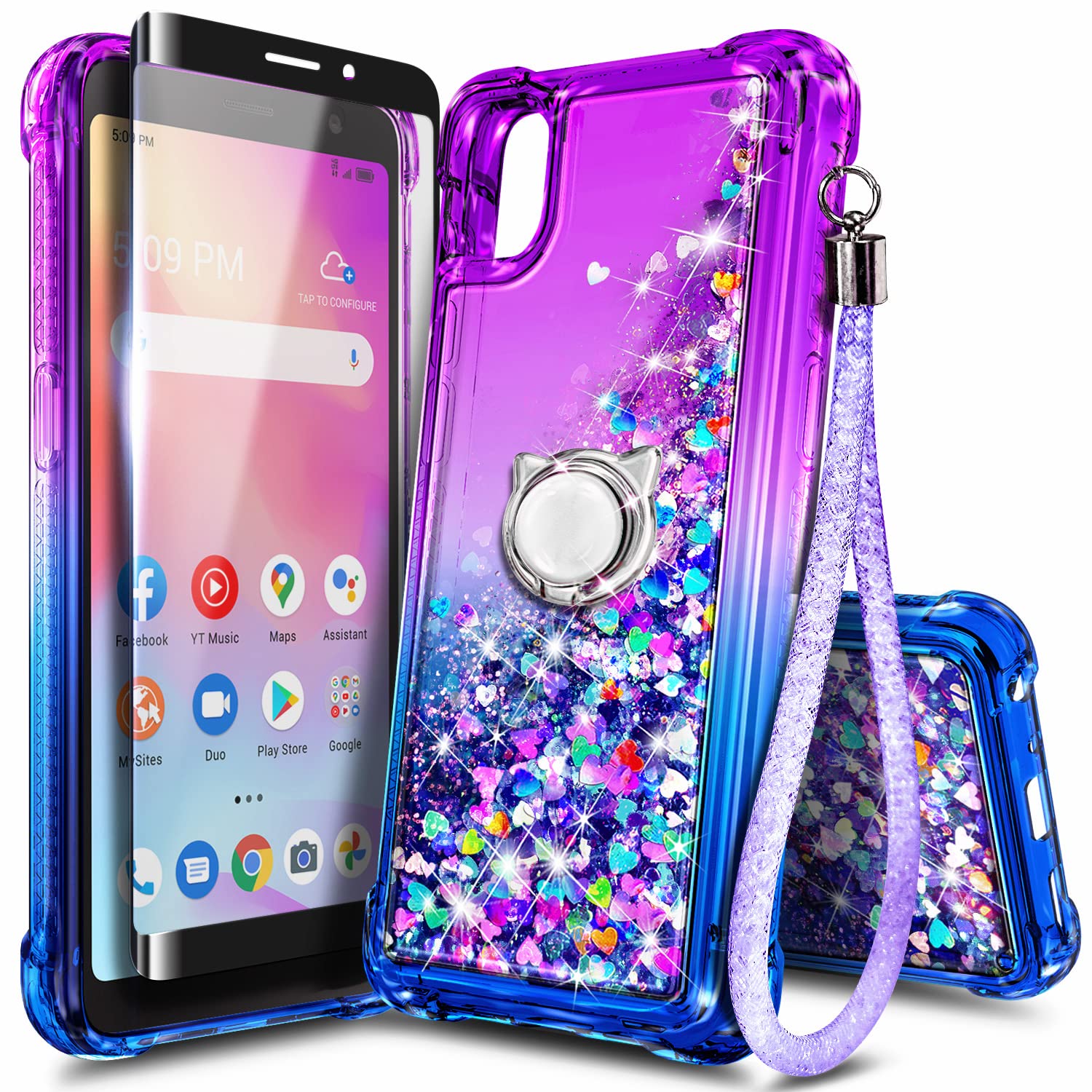 Nznd Case For Alcatel Tcl A3 A509dl Tcl A30 Tempered Desertcart