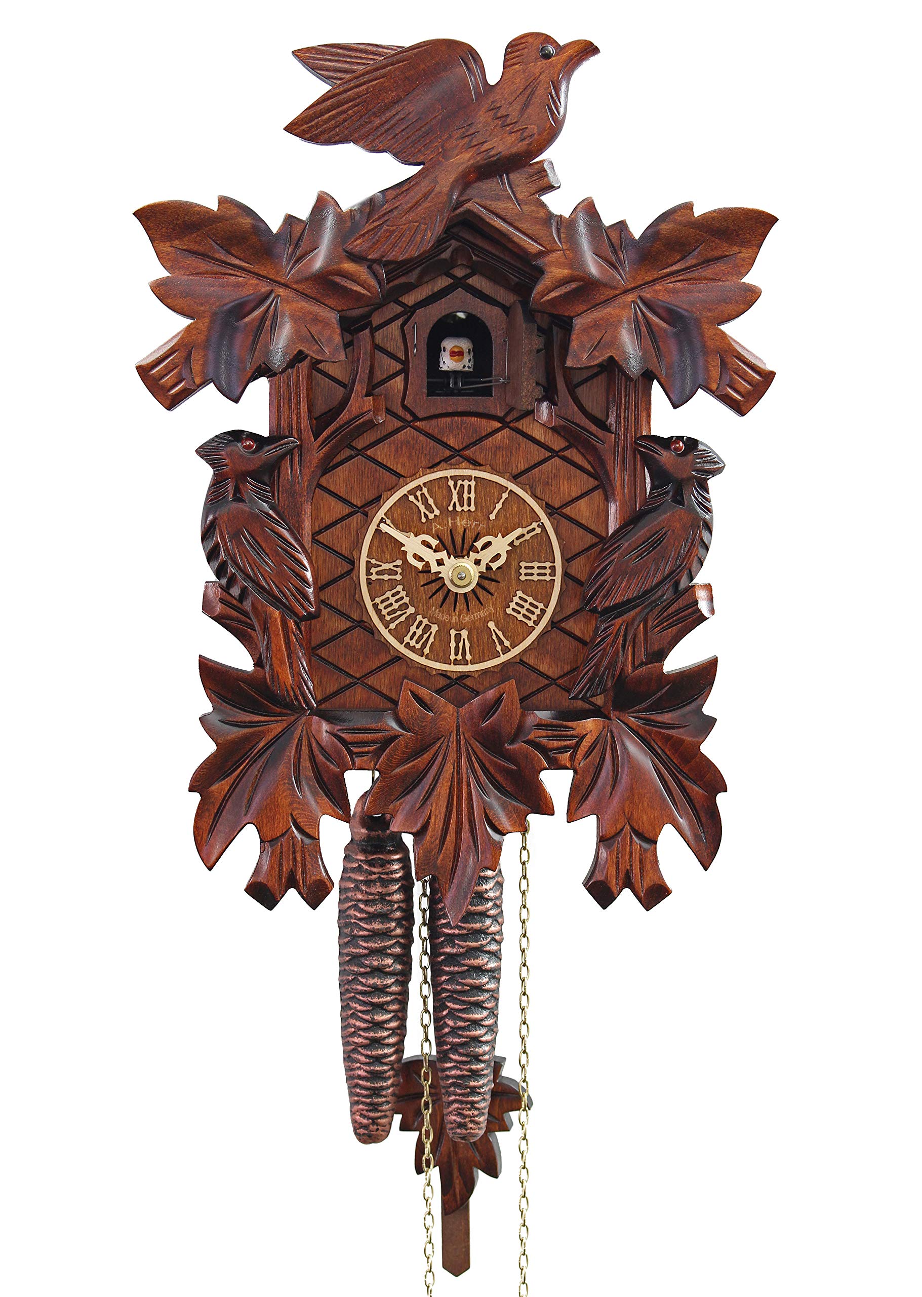 Coucou Kuckucksfamilie horloge murale pour une déco de chalet suisse