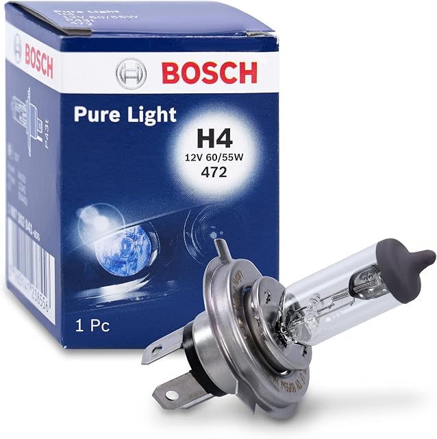 Bosch 1 987 302 041 Żarówka, Srebrny, H4