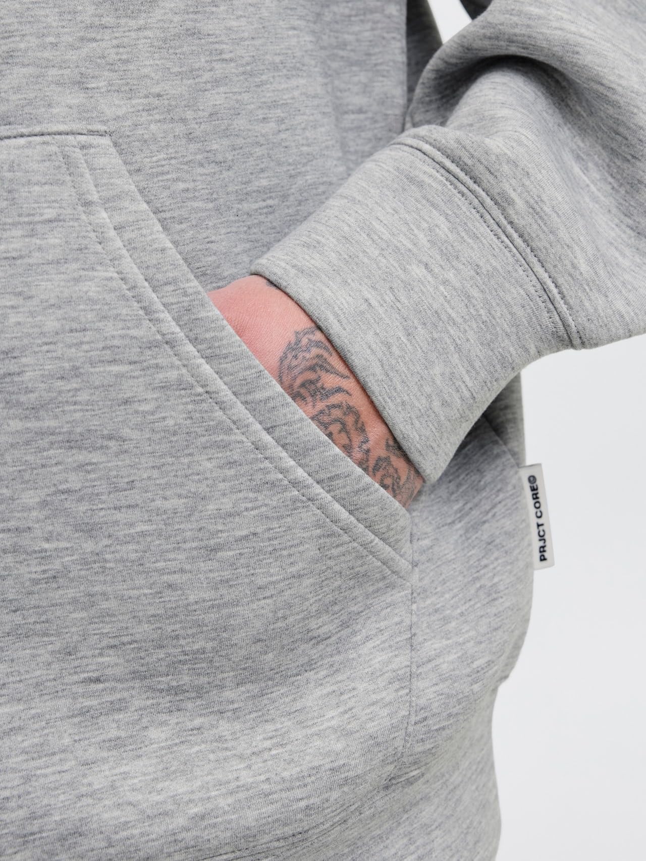 JACK & JONES Jcocover Scuba Sweat Zip Hood Noos Jcocover Scuba Sweat Zip Hood Noos Uomo (Pacco da 1)
