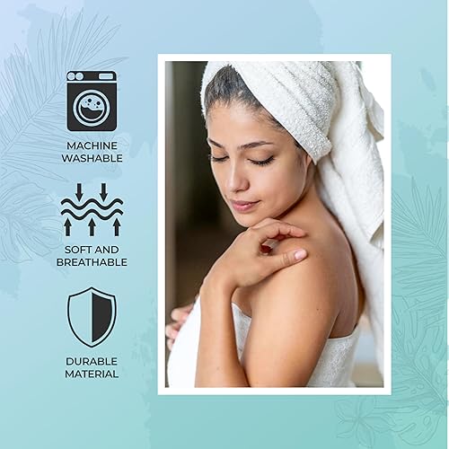 Miniatura 5 de Superior Franklin Collection - Juego de 8 toallas de mano de algodón, toallas pequeñas para secado rápido, artículos esenciales para el hogar,