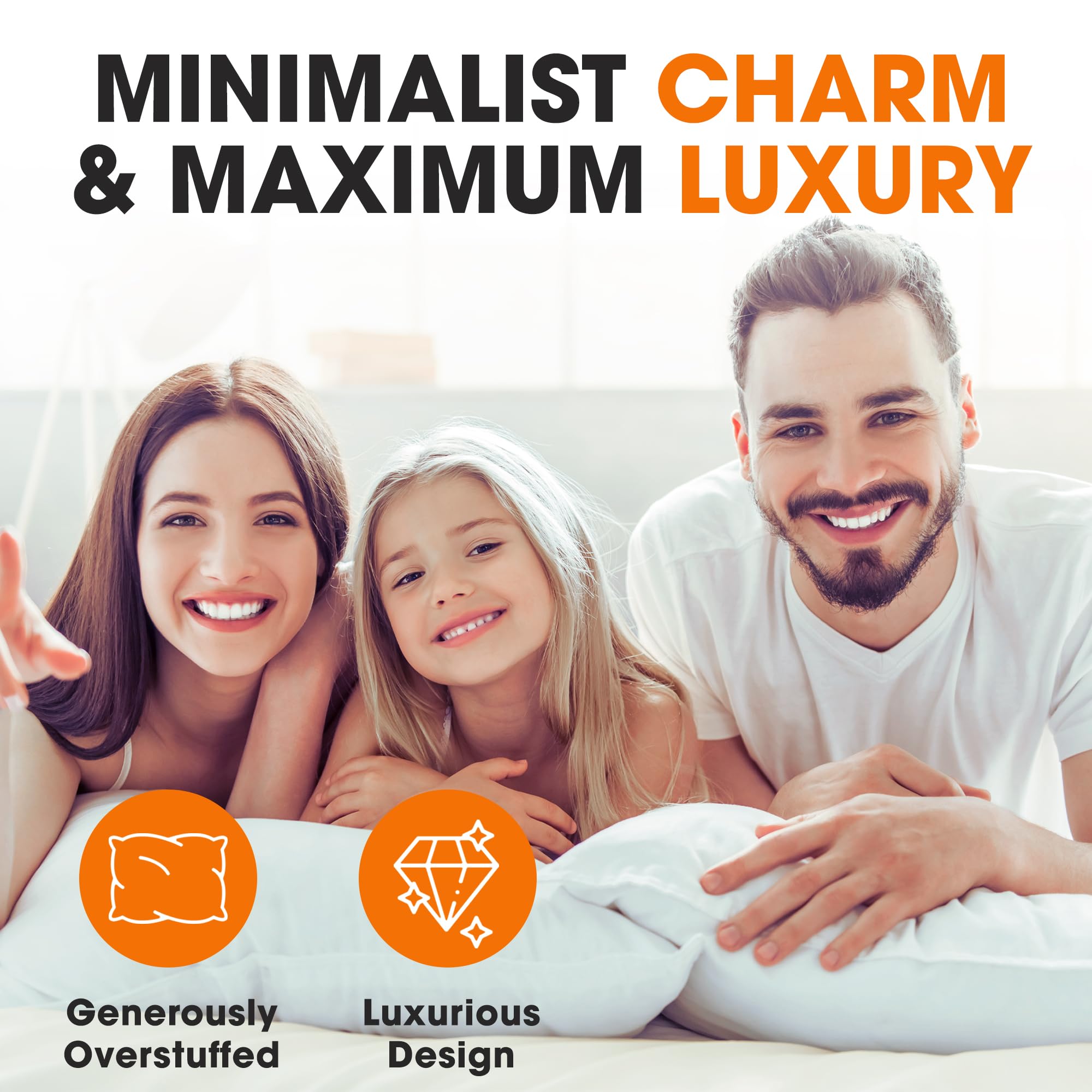 Amazon｜Cheer Collection キングサイズ枕 - ダウン代替ソフト