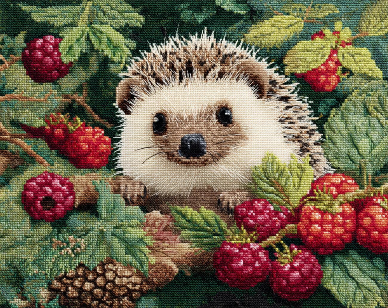 AMBATTERY Animal Latch Hook Kitscartoon Hedgehog Latch Hook Kits for Adults Rug Embroidery Kit，DIY Needlework Sofa Cushion Carpet Making Set 21x29in