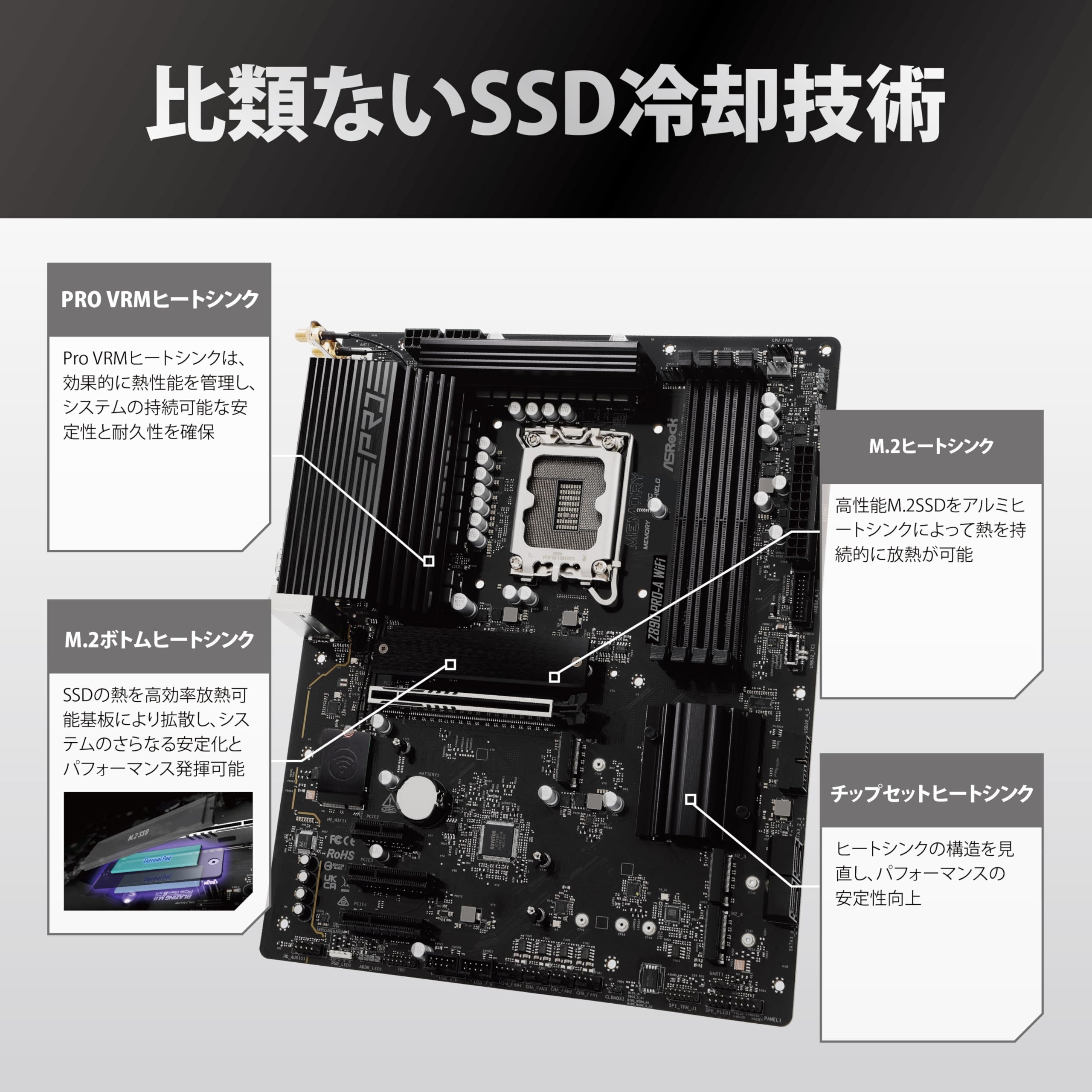 Amazon | ASRock マザーボード Z890 Pro-A WiFi Intel CPU Core Ultra Amazon | ASRock マザーボード Z890 Pro-A WiFi Intel CPU Core Ultra
