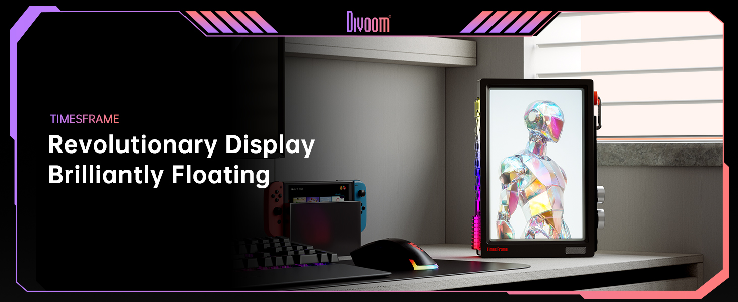 新品】Divoom Times Frame スマートデジタルフォトフレーム Divoom