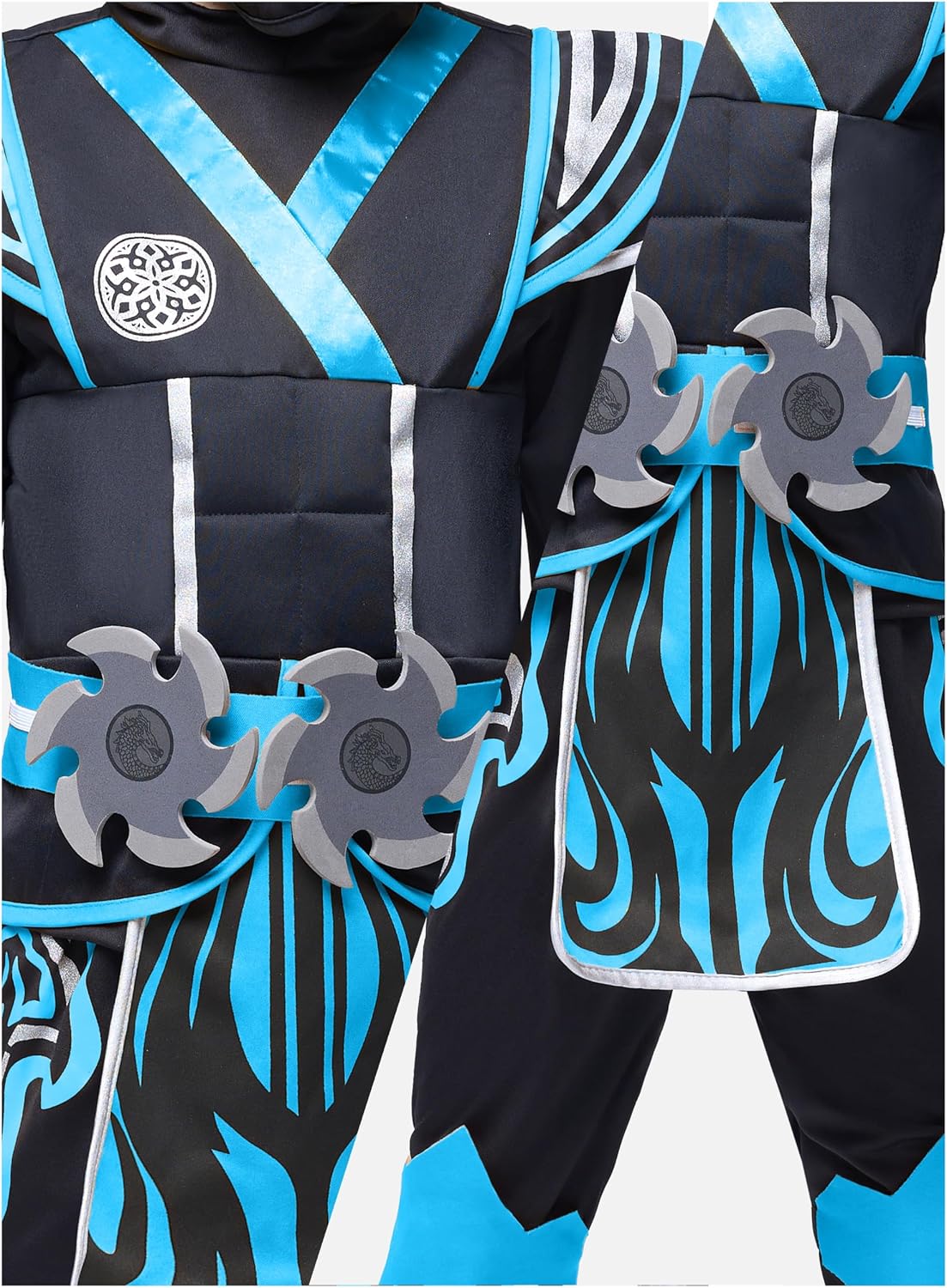 Spooktacular Creations Kids Ninja Costume, Child Boy Ninja Outfit Set, Halloween Costume for Toddler Themed Dress Up Party