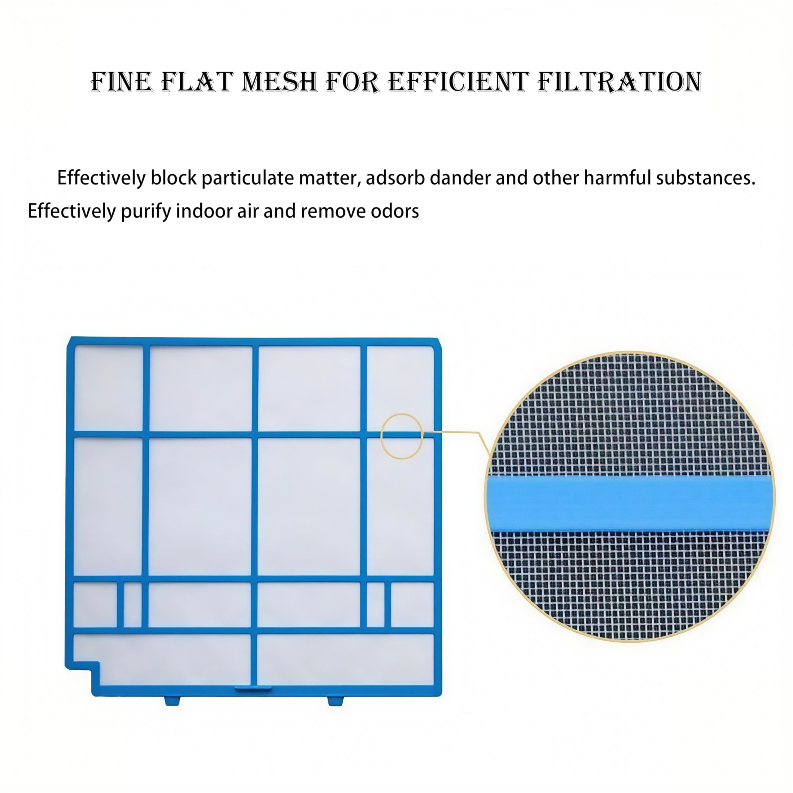 Filtro professionale per condizionatore d'aria, telaio in plastica con rete fine, compatibile con Panasonic e Hitachi (J: 29,8 x 31,5 cm e 28,5 x 31,5 cm)