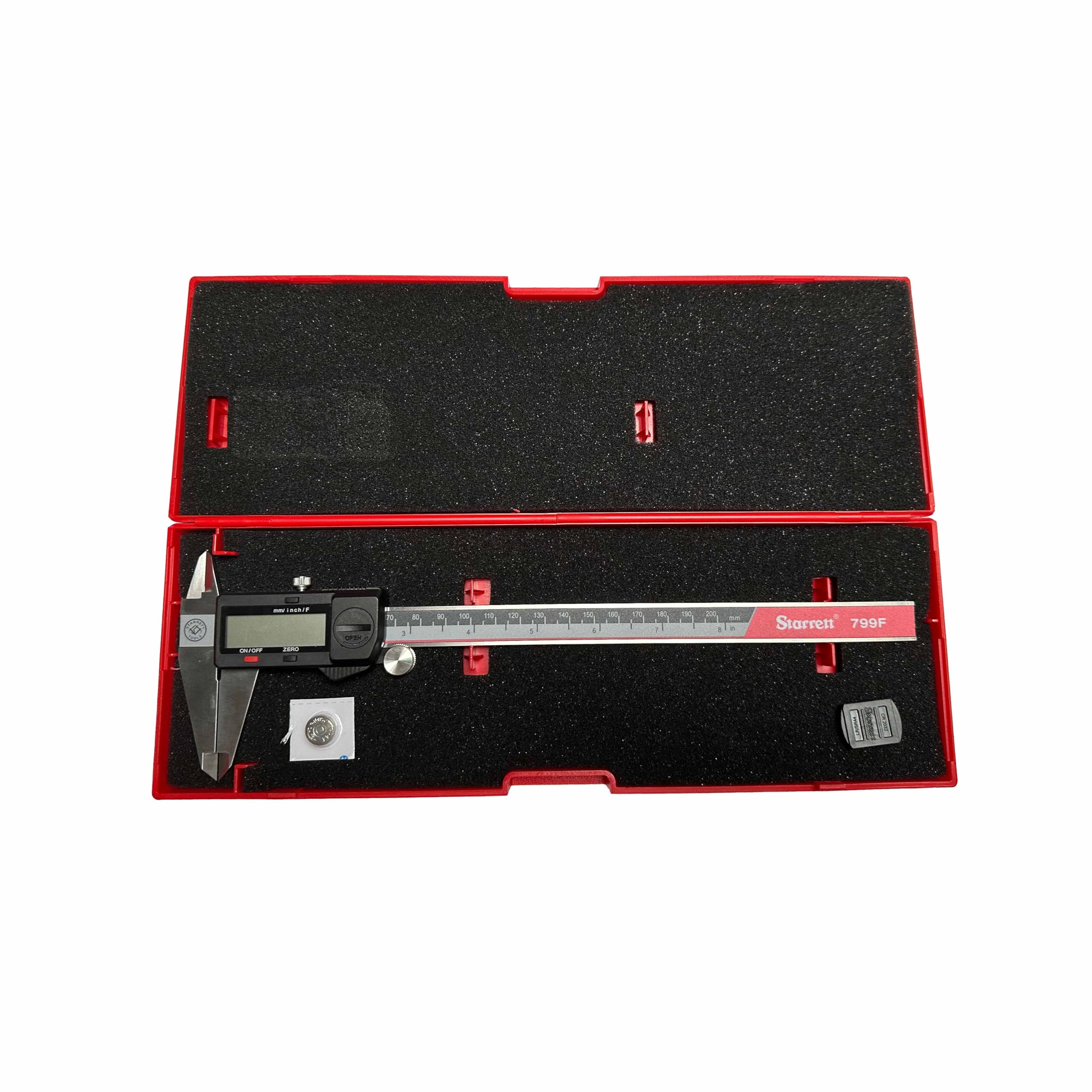 Starrett Digitaler Messschieber mit gebrochenem Display, 200 mm