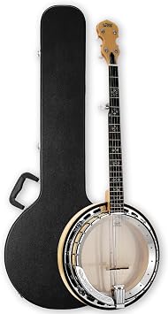 5 String Full Size Banjo Solid Back Remo Head Coated Top Flamed Maple Body Material Flamed Maple Back Material Type Flamed Maple Neck Material Type