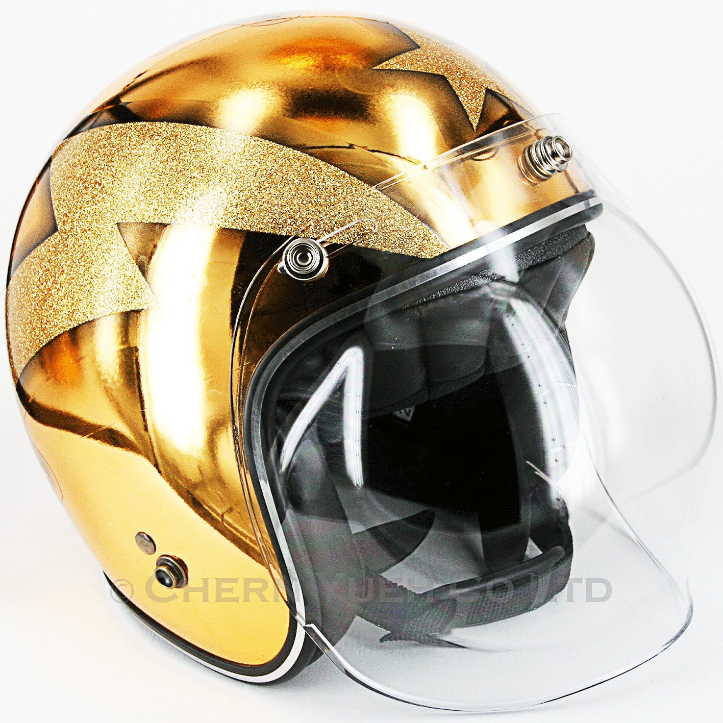 Amazon | ジェットヘルメット用 ワイドバブルシールド ノーマルカラー