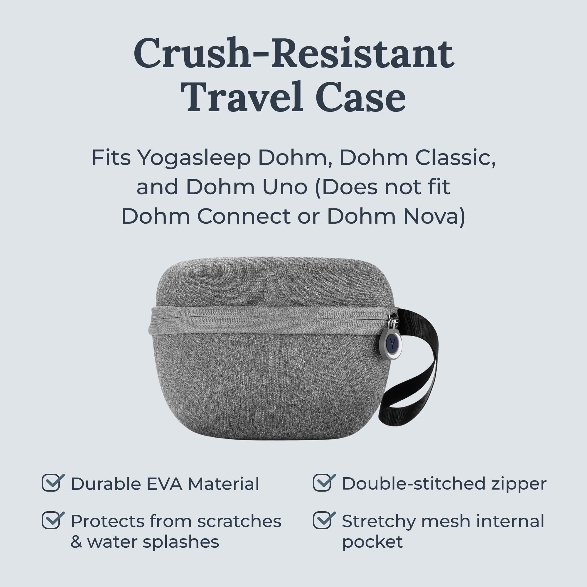 Yogasleep Dohm Classic + Travel Case Bundle, Blanco, 1 unidad