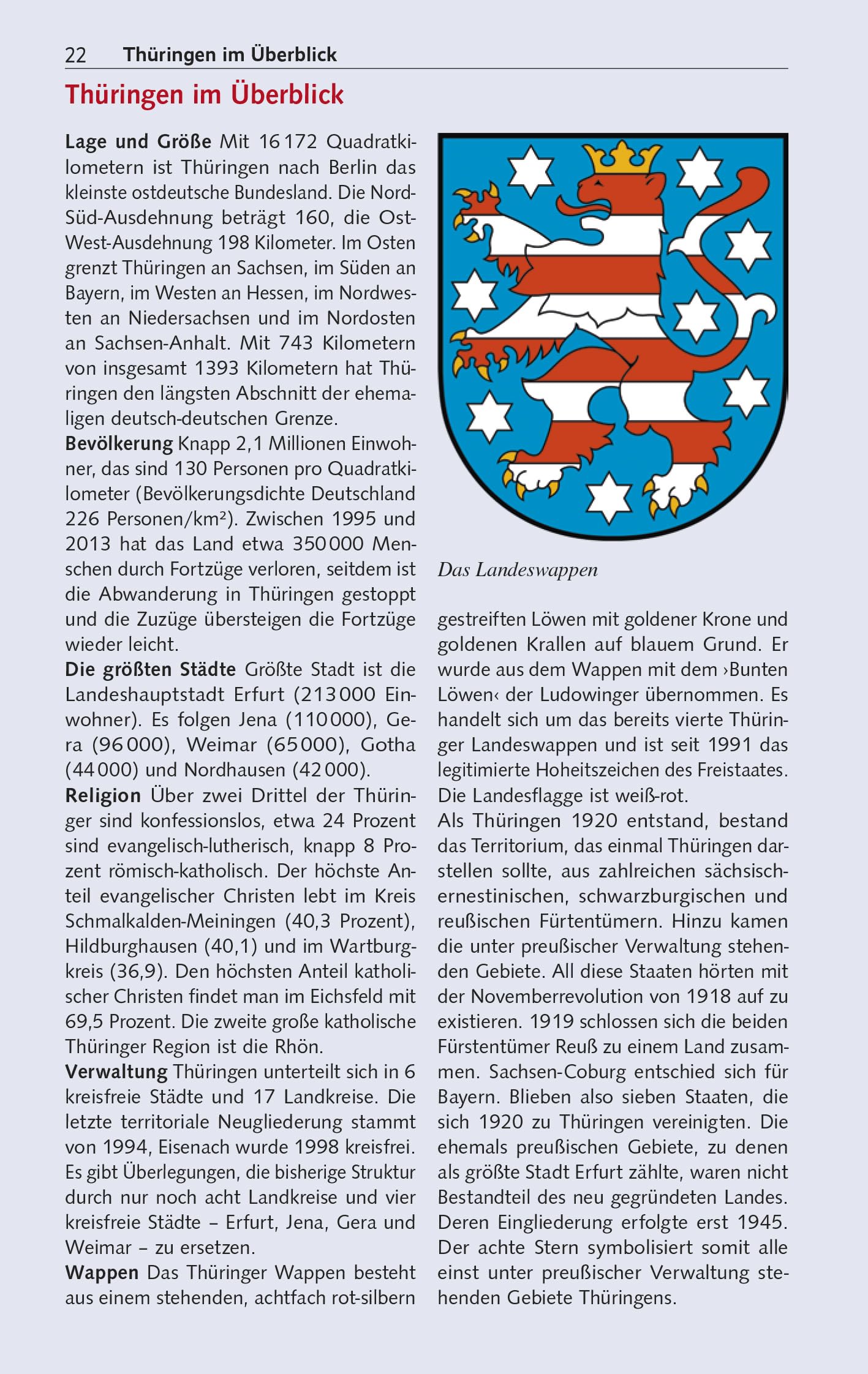 TRESCHER Reiseführer Thüringen: Erfurt, Weimar, Jena, Gotha, Eichsfeld, Thüringer Wald, Werratal, Vogtland und Saaletal