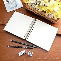 Vista 4 de Bee Paper - 6" x 6" Super Deluxe Bloc de Papel Mixto para Bocetos, 60 Hojas