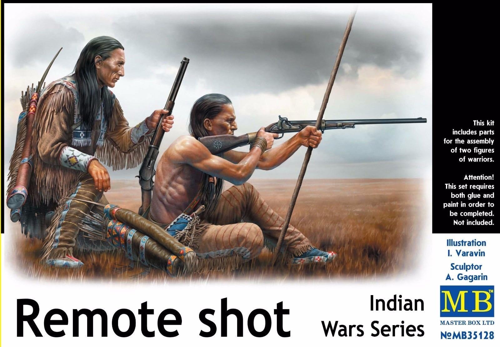 Master Box Plastic Model Building KIT Indian Wars Series Remote Shot 1/35 35128