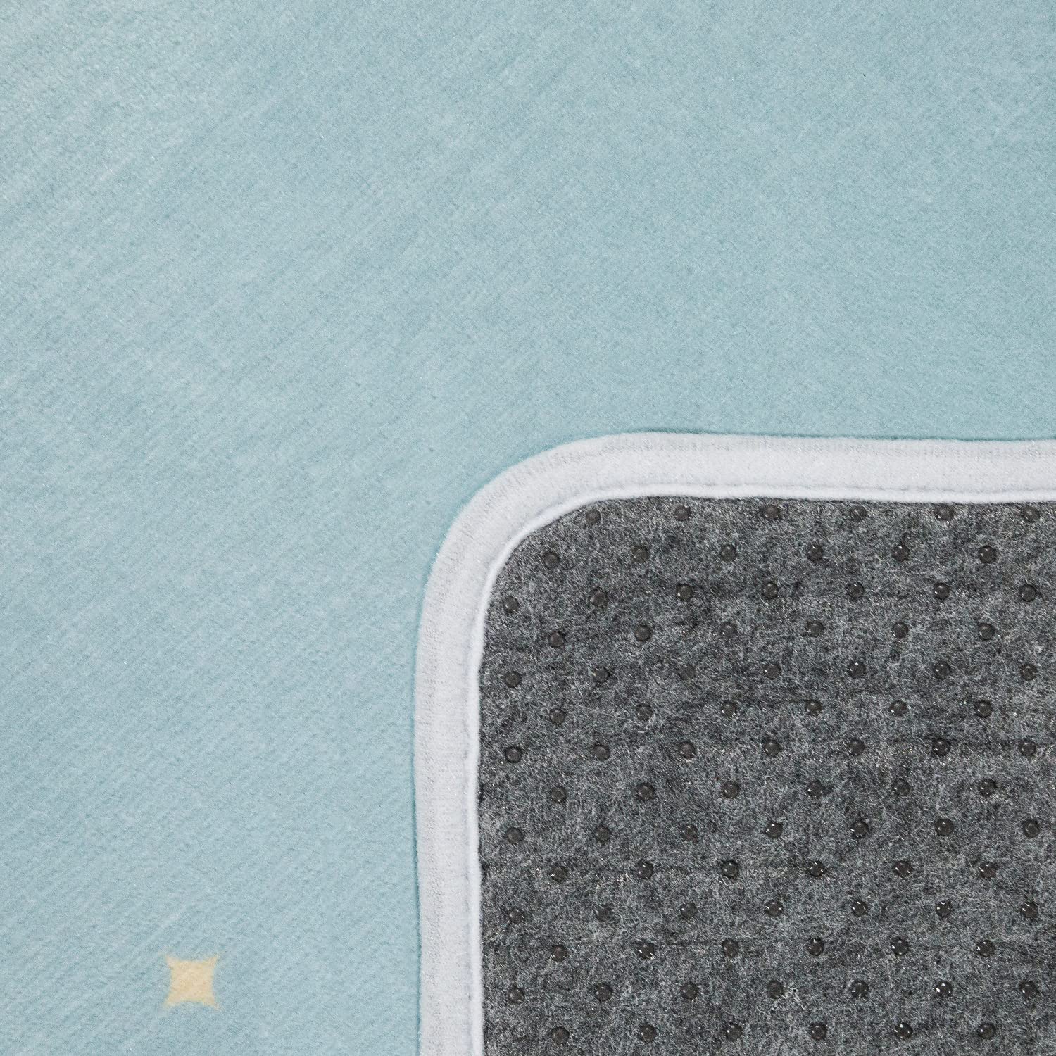 Paco Home Tapis Enfant Tapis Chambre Enfant Etoile Nuage Lune Lièvre Turquoise Crème Rose, Dimension:155x230 cm