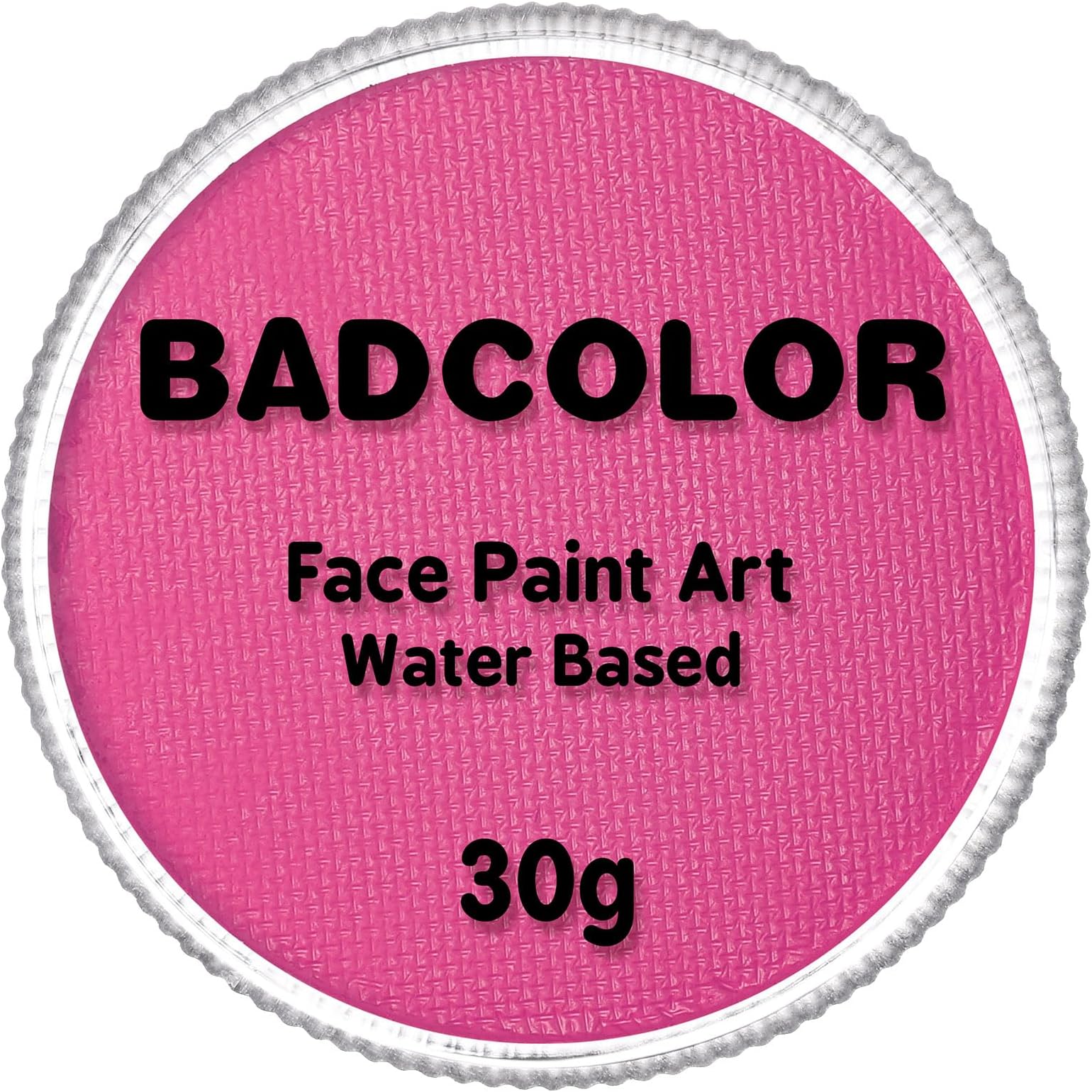Pink Face Body Paint(30gm), Water Activated Face Painting Kit for Kids & Adults Parties, SFX Makeup Painting Palette for Halloween Barbiecore Sugar Skull Special Effects Costume Cosplay & Stage