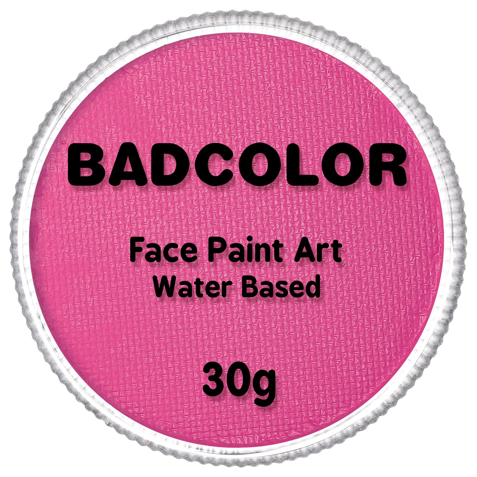 Pink Face Body Paint(30gm), Water Activated Face Painting Kit for Kids & Adults Parties, SFX Makeup Painting Palette for Halloween Barbiecore Sugar Skull Special Effects Costume Cosplay & Stage