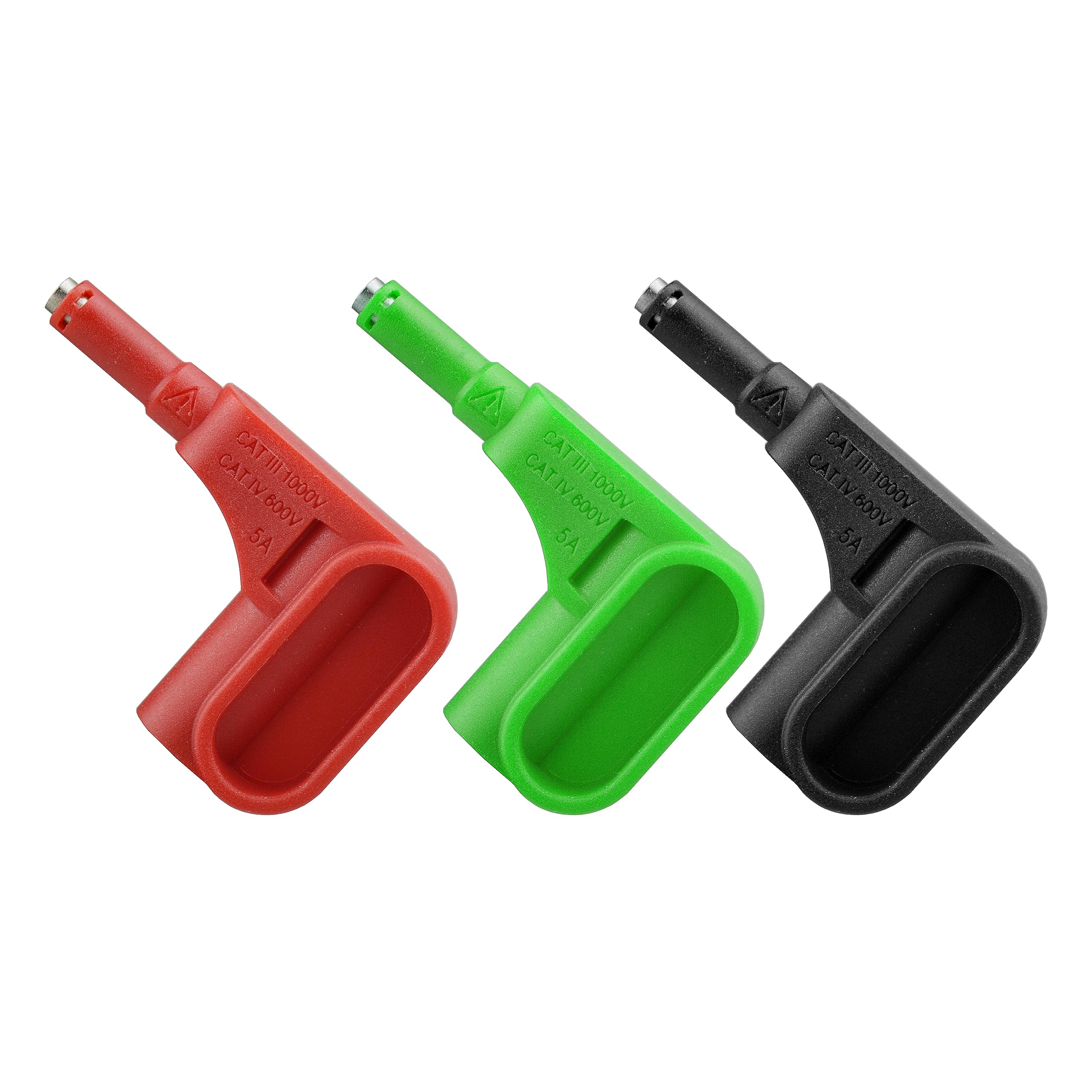 ZIBOO ZB-P12 Magnet Test Probe Magnet Probes for 4 mm Banana, Set of 3, Compatible with FLUKE 9040 Phase Sequence Indicator