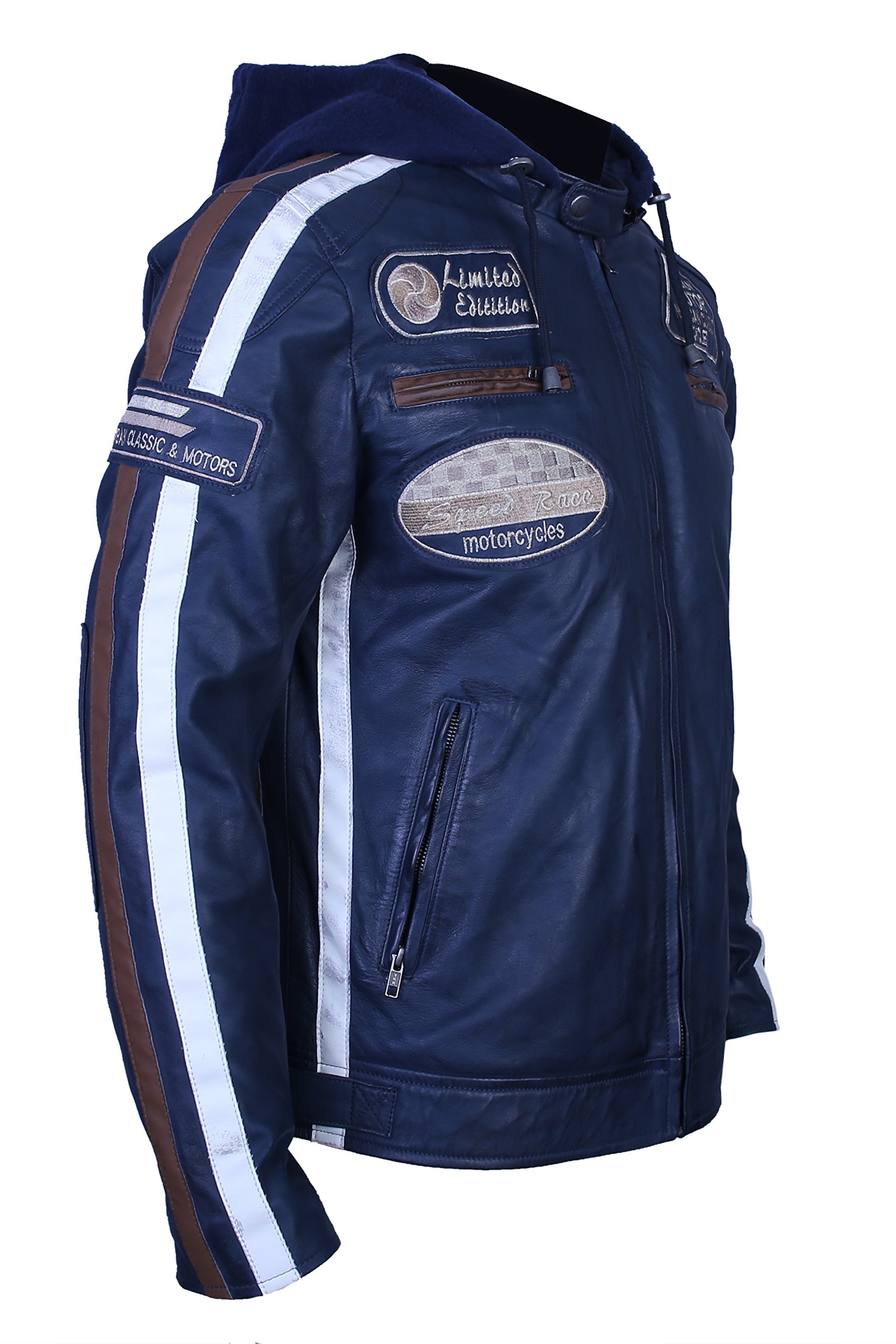 58 kurtka męska, granatowa (Navy Blue), rozmiar: M­