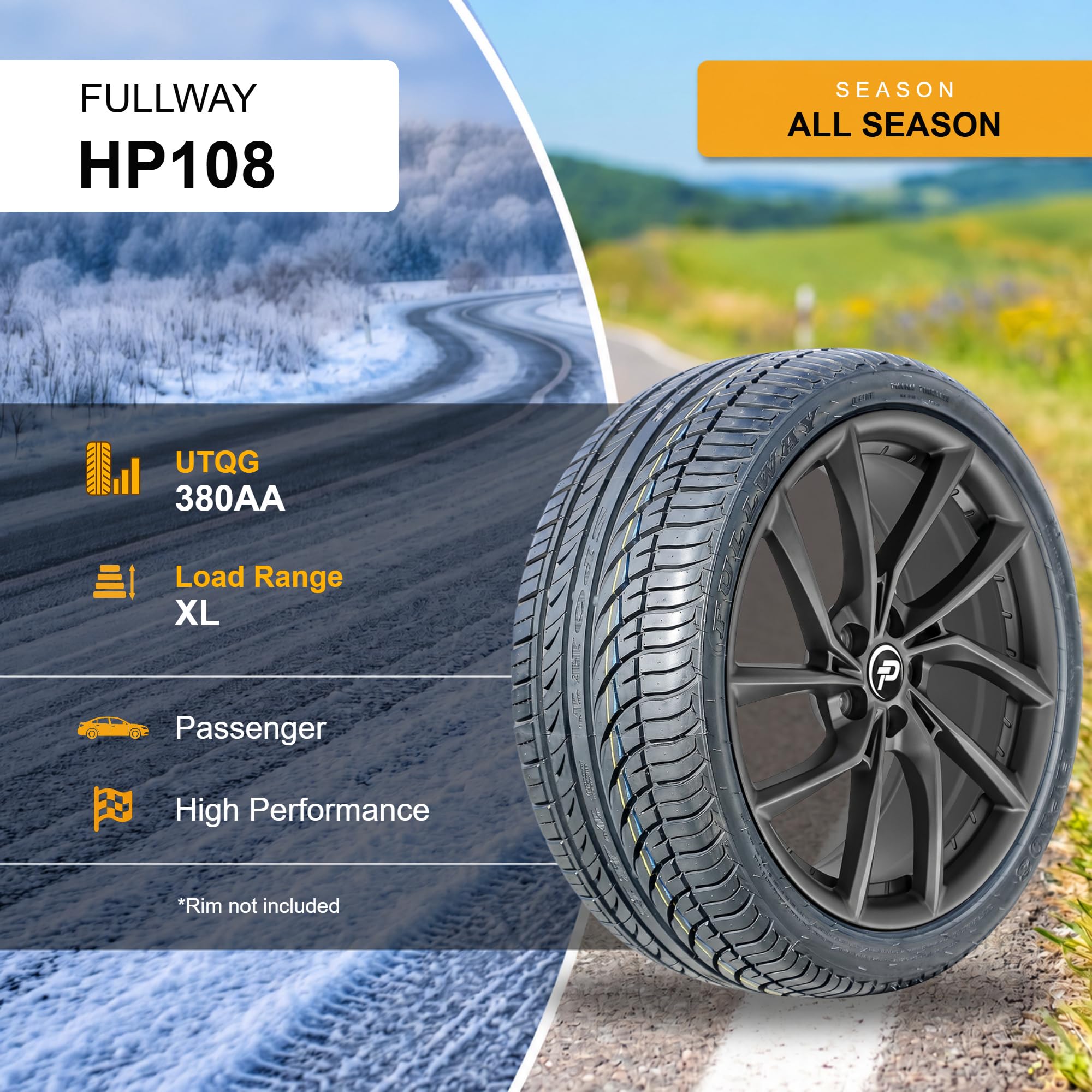 Amazon.com: Fullway HP108 215/35ZR19 85W XL All Season High