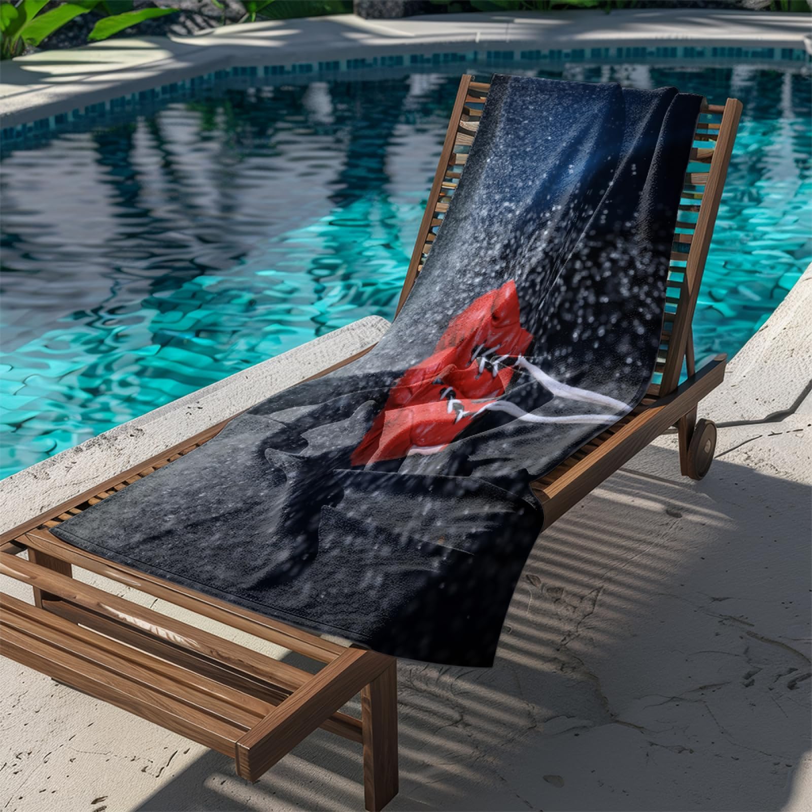 Telo Mare Microfibra 210x230 Rosso, Bianco, Blu Telo Spiaggia Grande Antisabbia,XXL Asciugamano Mare, Asciugatura Rapida, Stuoia Spiaggia Leggero E Portatile