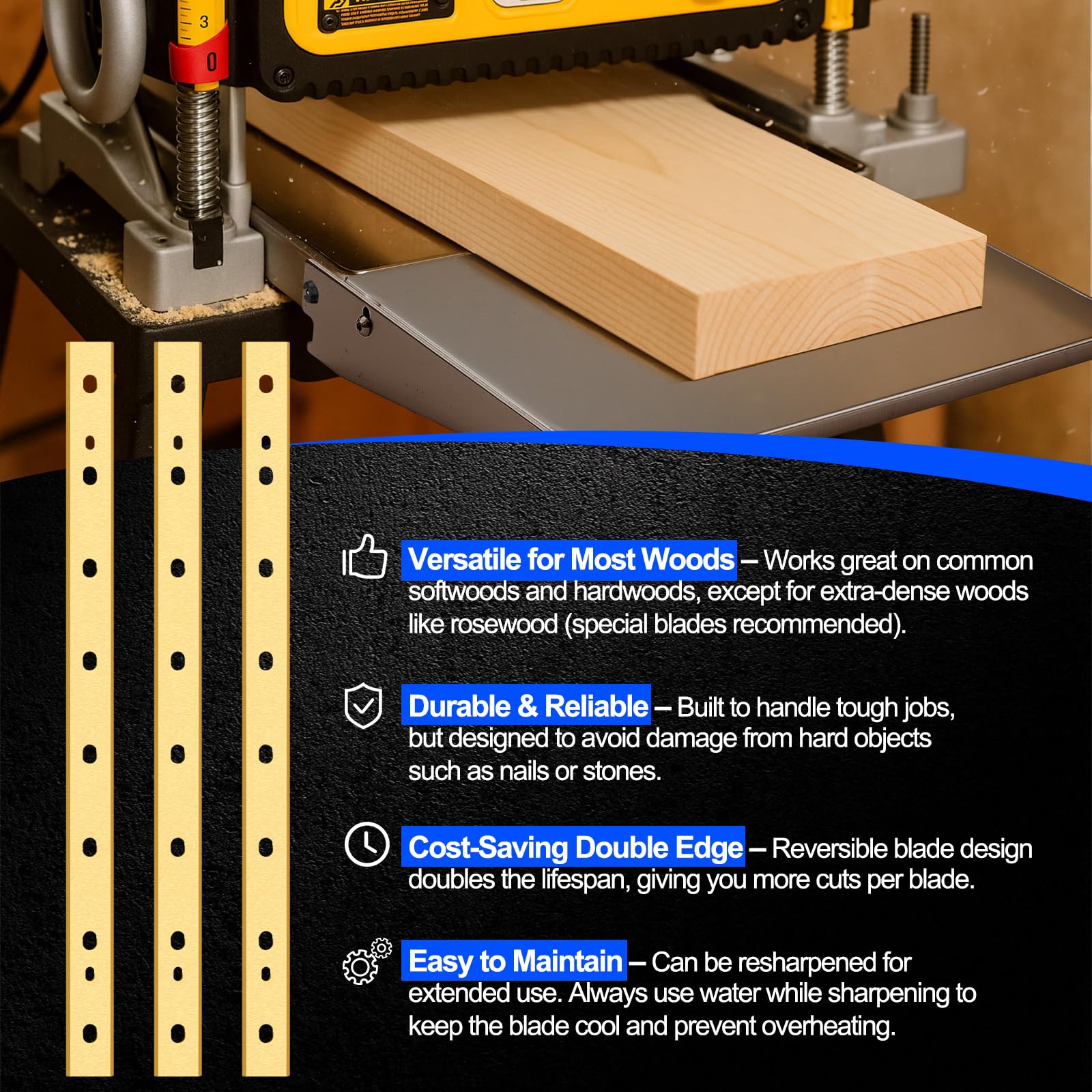 Otoolling Planer Table - 2 Pack with Blades -6 Otoolling Planer Table - 2 Pack with Blades -6