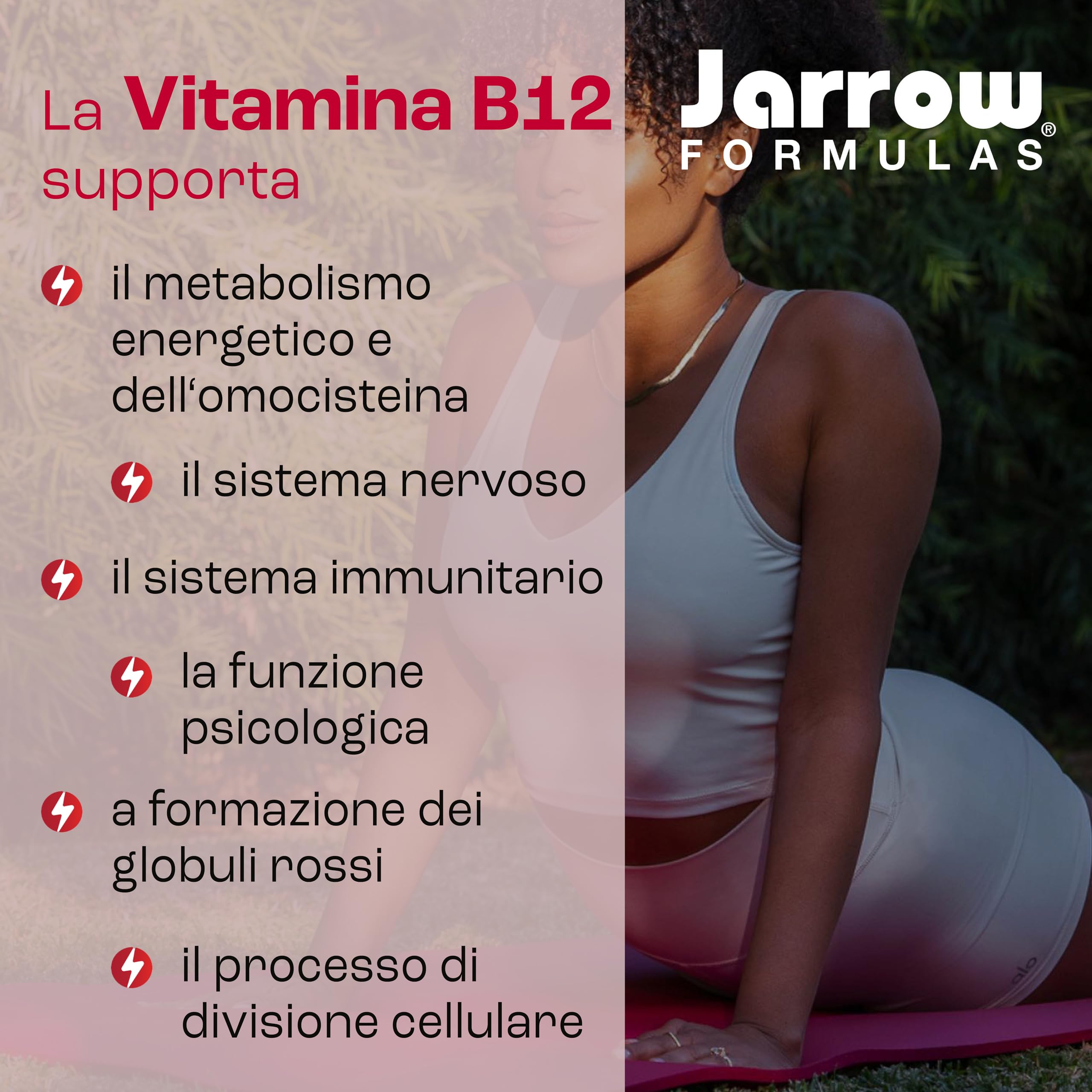 Jarrow Formulas, Methyl B12, 1.000mcg, 2 Giorni di Deposito, Gusto Limone, 100 Compresse Masticabili vegane, Testato in Laboratorio, Senza Glutine, Vegetariano, Senza Soia, Senza OGM