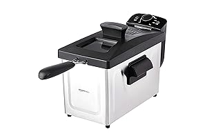 AmazonBasics 3-Liter Electric Deep Fryer: A Kitchen Essential for Crispy and Tasty Delicacies