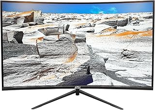 Monitor Gamer Tela Curva 27" 100Hz 3ms Resolução Full HD 1920x1080 Bivolt 36W Ultrafina Padrão VESA - Experiência Imersiva - Produto 5 mais recomendado com 5 estrelas