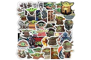 Baby Yoda Clapper Stickers