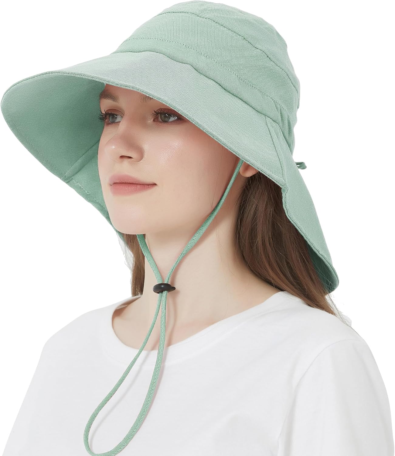 EINSKEY Women’s Packable Sun Hat with Neck Flap & UPF 50+ Protection