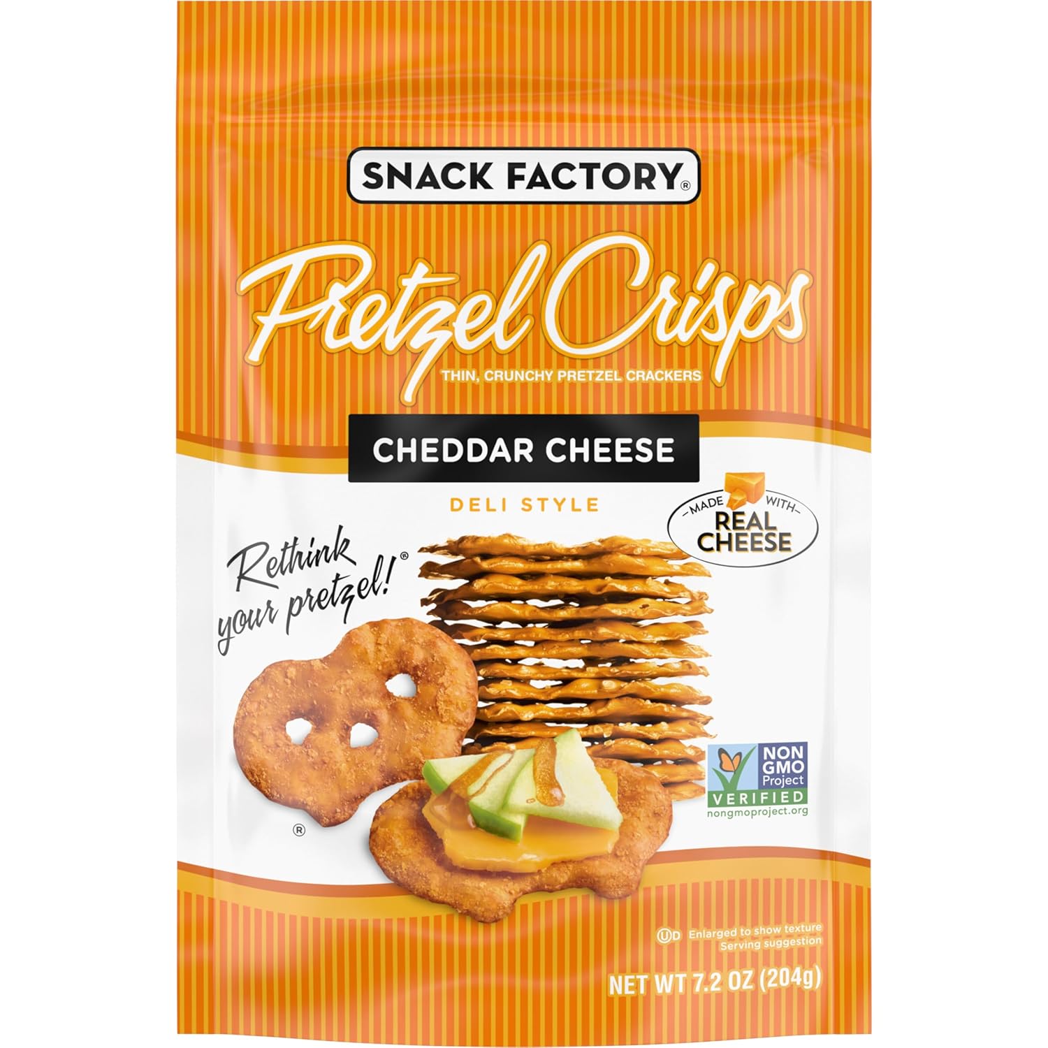 7.2-Oz Snack Factory Pretzel Crisps (Cheddar Cheese)