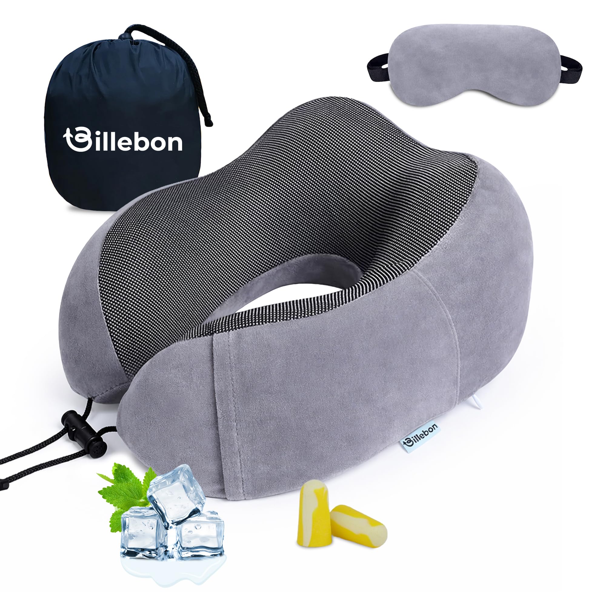 Billebon Memory Foam Neck Pillow - Travel Comfort -20