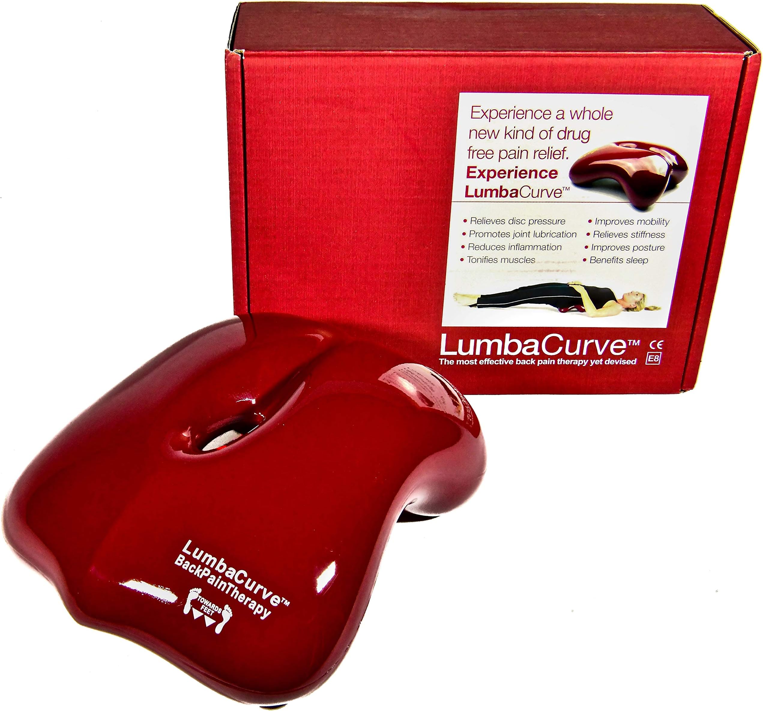 Sciatica Back Pain Relief Therapy - LumbaCurve - Guaranteed to Ease Chronic Lumbar Pain - Improve Mobility - UK Clinically Tested