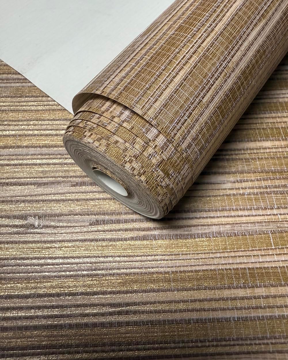 Khaki Grasscloth Wallpaper Tan Brown Faux Grasscloth Textured Gold Woven River Grass Cloth Seagrass Faux Horizontal Double Roll