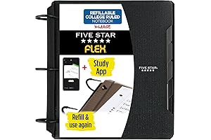Fivestar Customizable 3-Subject Notebook College Ruled with Index Dividers
